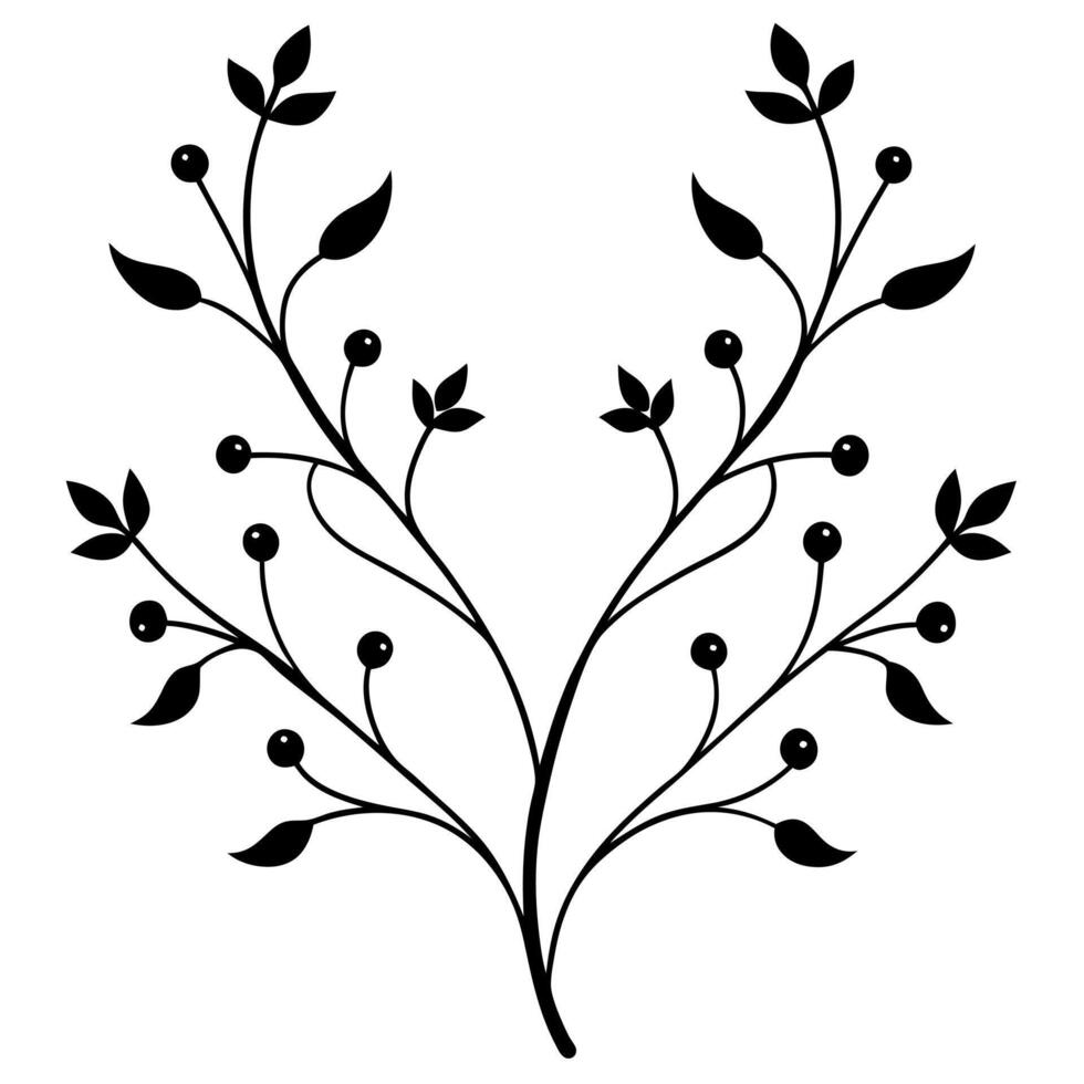 Floral Flower Ornament Decorative Design Artwork vector