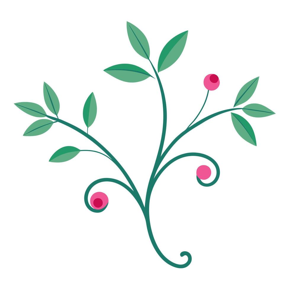 Beautiful Flower Ornament Creative and Decorative Artwork vector