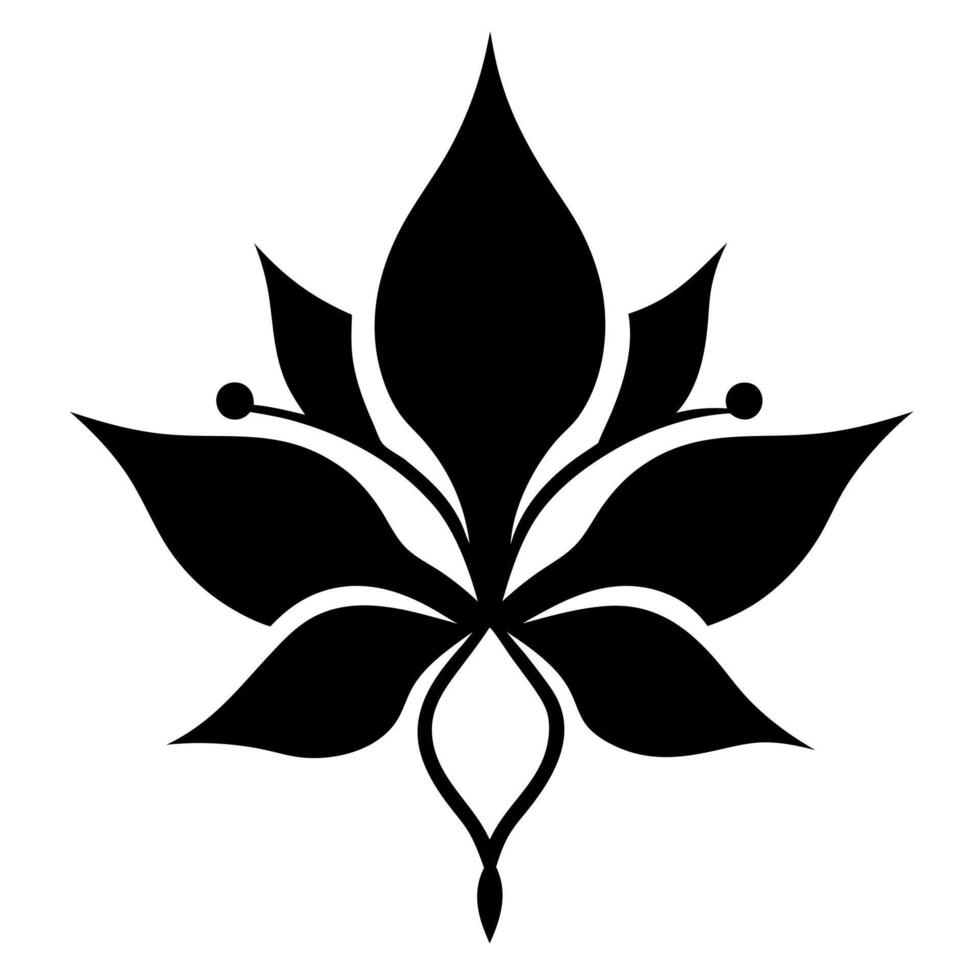 Elegant Floral Ornament Illustration for Decorative Design Project vector