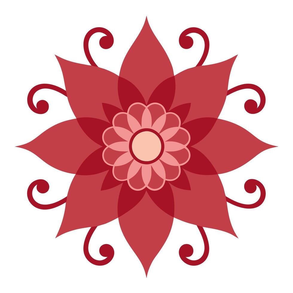 Intricate Flower Ornament for Aesthetic and Artistic Creation vector