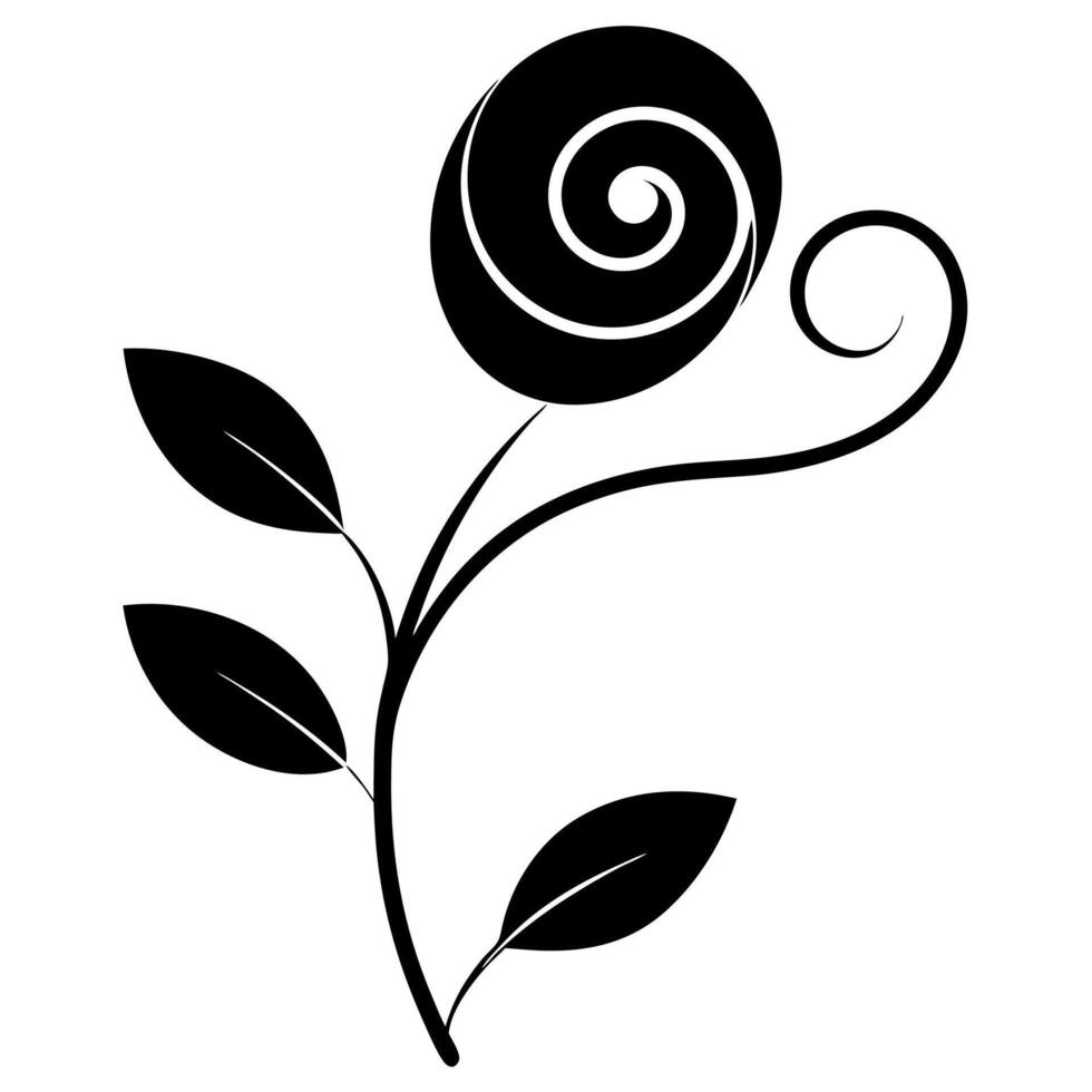 Elegant Floral Ornament for Design and Decoration with Artistic Detail vector