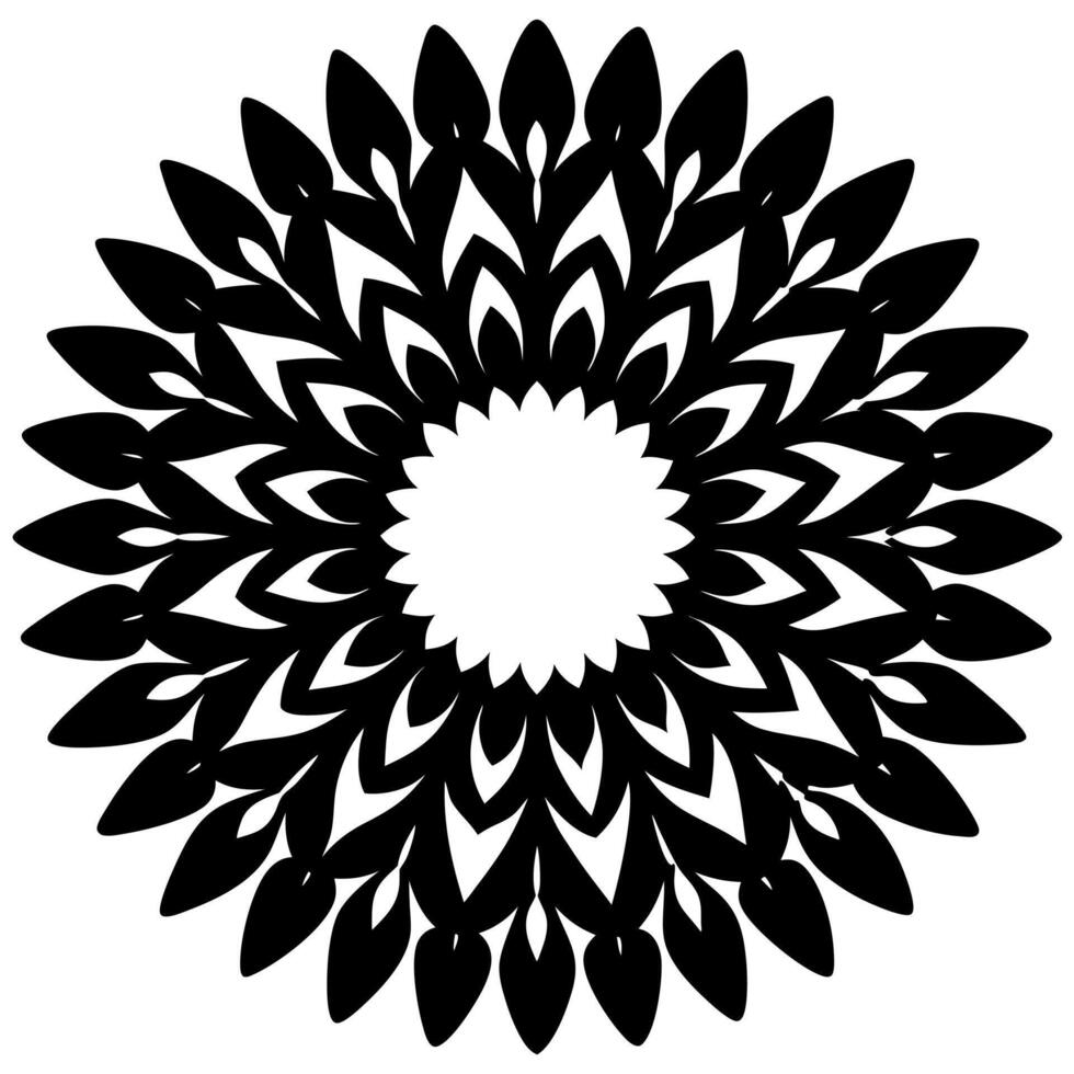 Beautiful Floral Ornament Design Featuring Delicate Flowers Elegant Petal for Artistic Creations vector