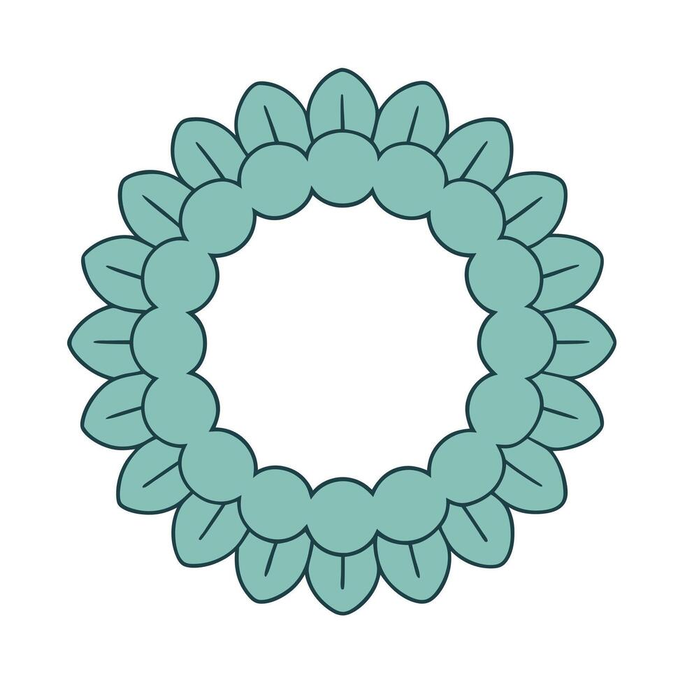 Beautiful Floral Ornament Design Featuring Delicate Flowers and Petals Artistic Creations vector