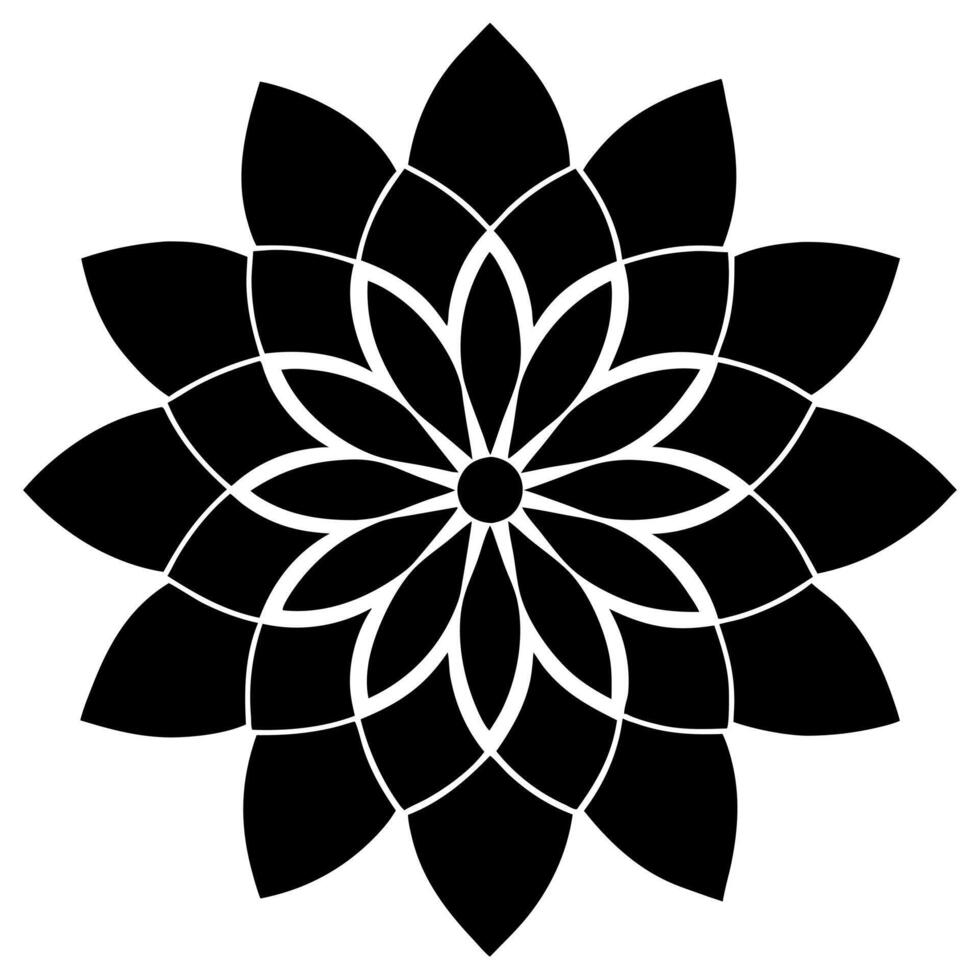 Floral Flower Ornament Design for Home Decor and Modern Projects vector
