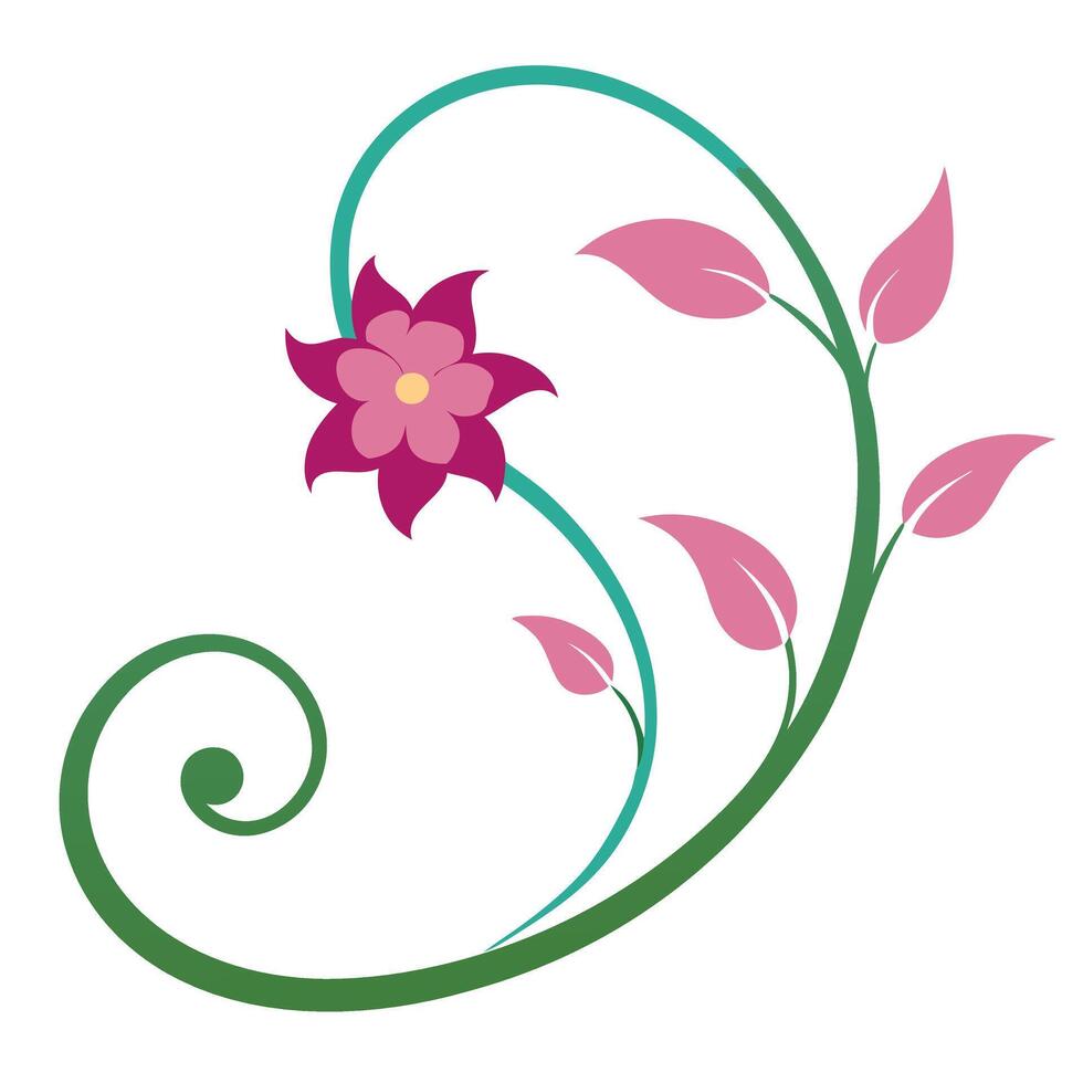 Exquisite Flower Ornament for Professional Design and Decoration Purposes vector