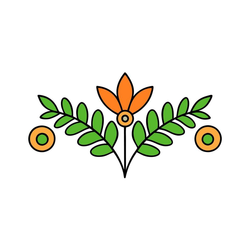 Creative Floral Flower Ornament for Unique and Design Inspiration vector