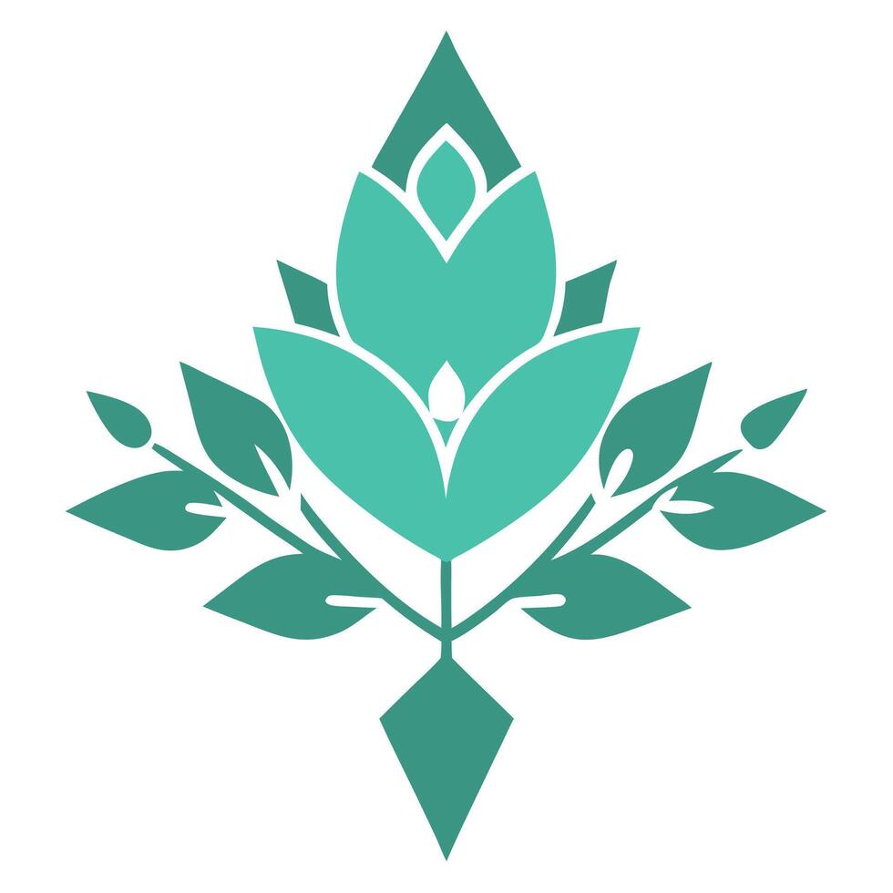 Elegant Floral Flower Ornament Design Creative Decoration Artistic Projects vector
