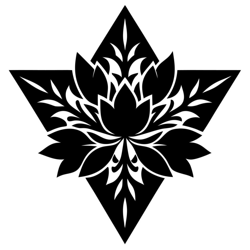 Elegant Floral Flower Ornament Design for Creative Decorations and Artistic vector