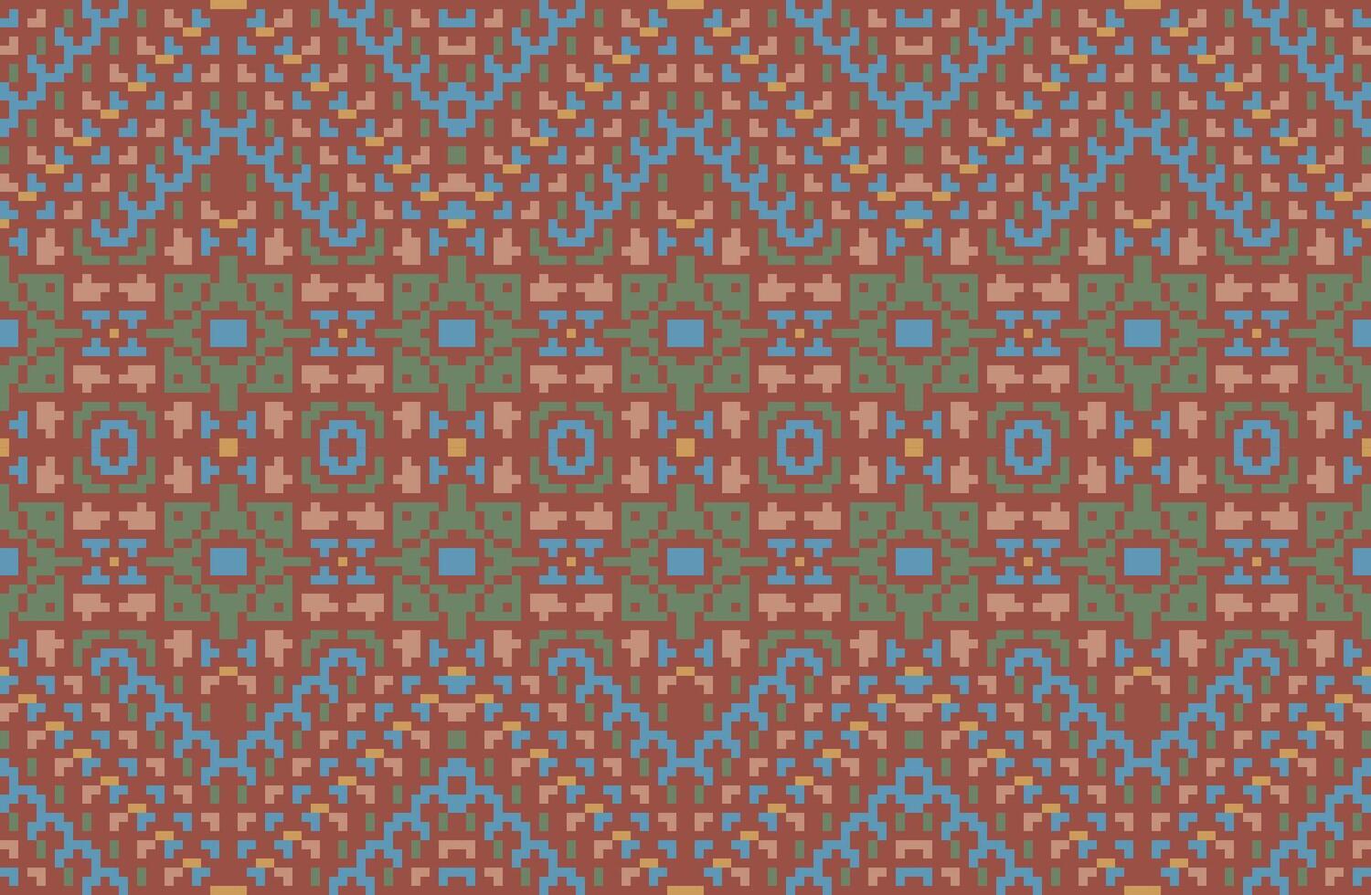 Folklore Geometric Pattern Designfolk Embroidery, Aztec Geometric Ornament Print. Design for Carpet, Wallpaper, Clothing, Wrapping, Fabric vector