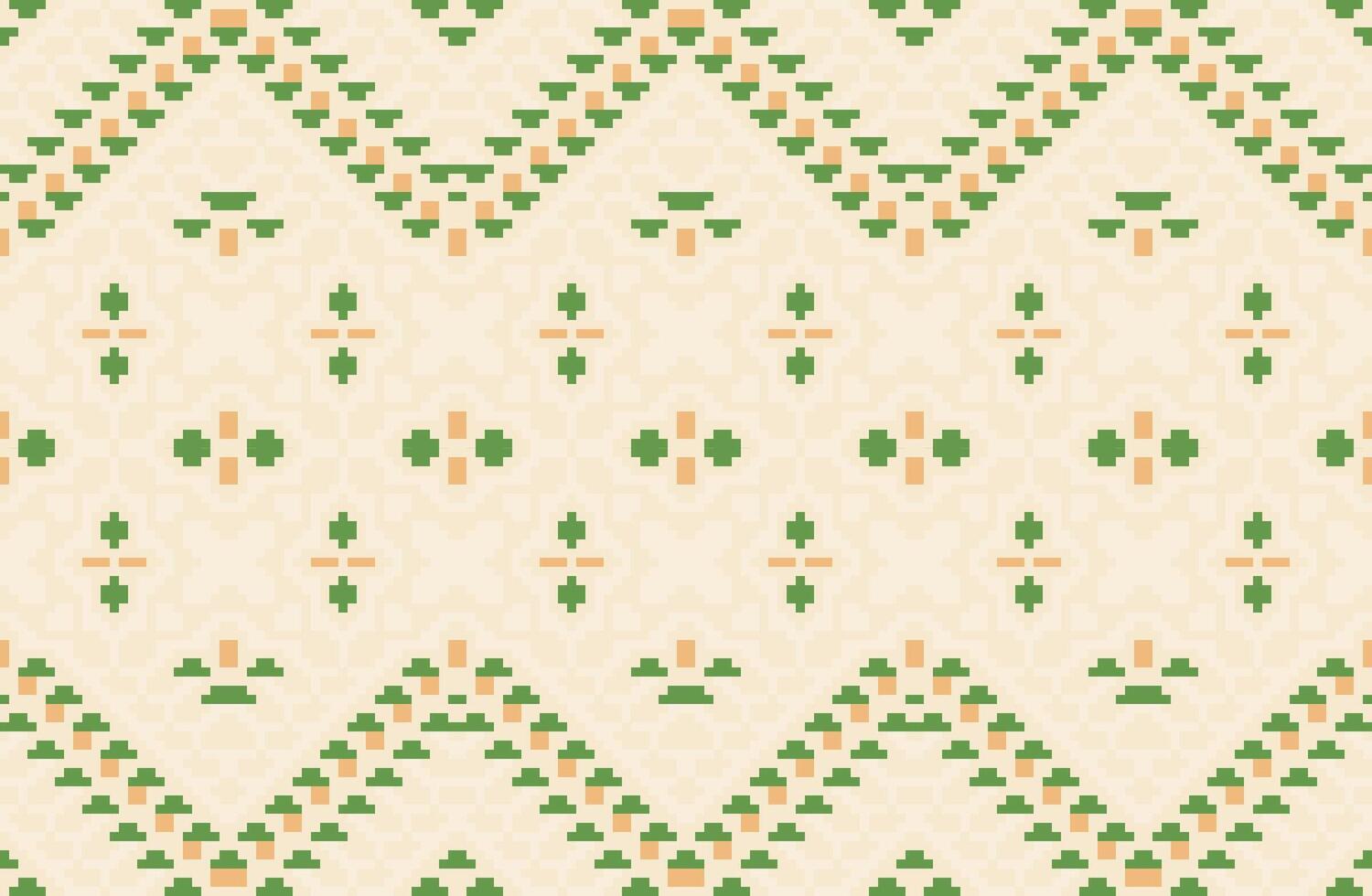Background Ethnic Ethnic Seamless Patternfolk Embroidery, Aztec Geometric Ornament Print. Design for Carpet, Wallpaper, Clothing, Wrapping, Fabric vector