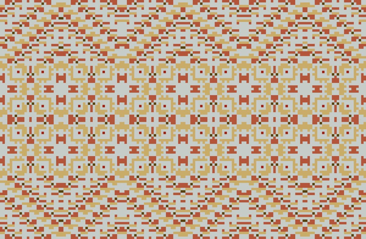 Moroccan Geometric Islamic Patternfolk Embroidery, Aztec Geometric Ornament Print. Design for Carpet, Wallpaper, Clothing, Wrapping, Fabric vector