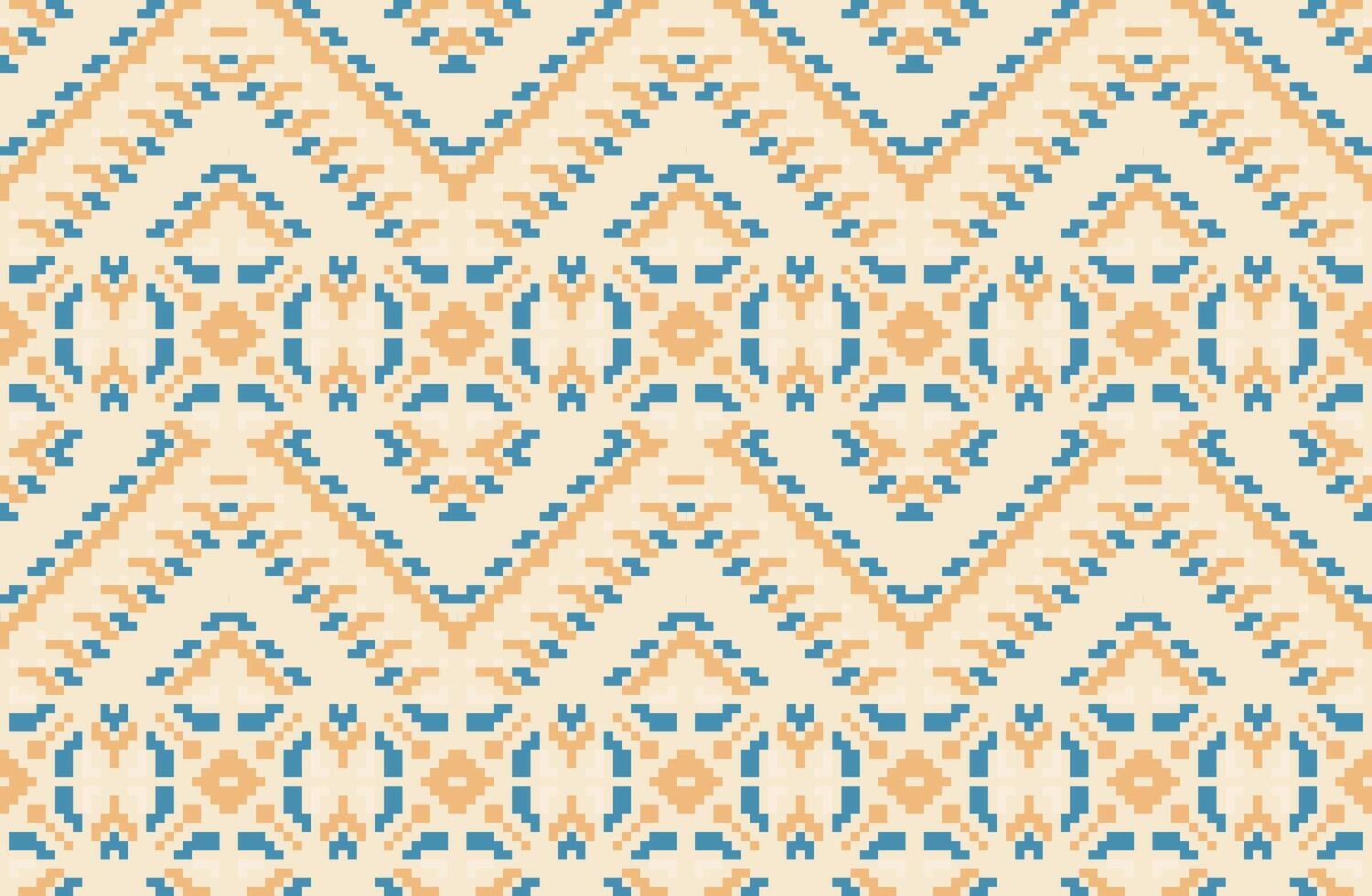 Ethnic Style Geometric Ethnic Patternfolk Embroidery, Aztec Geometric Ornament Print. Design for Carpet, Wallpaper, Clothing, Wrapping, Fabric vector