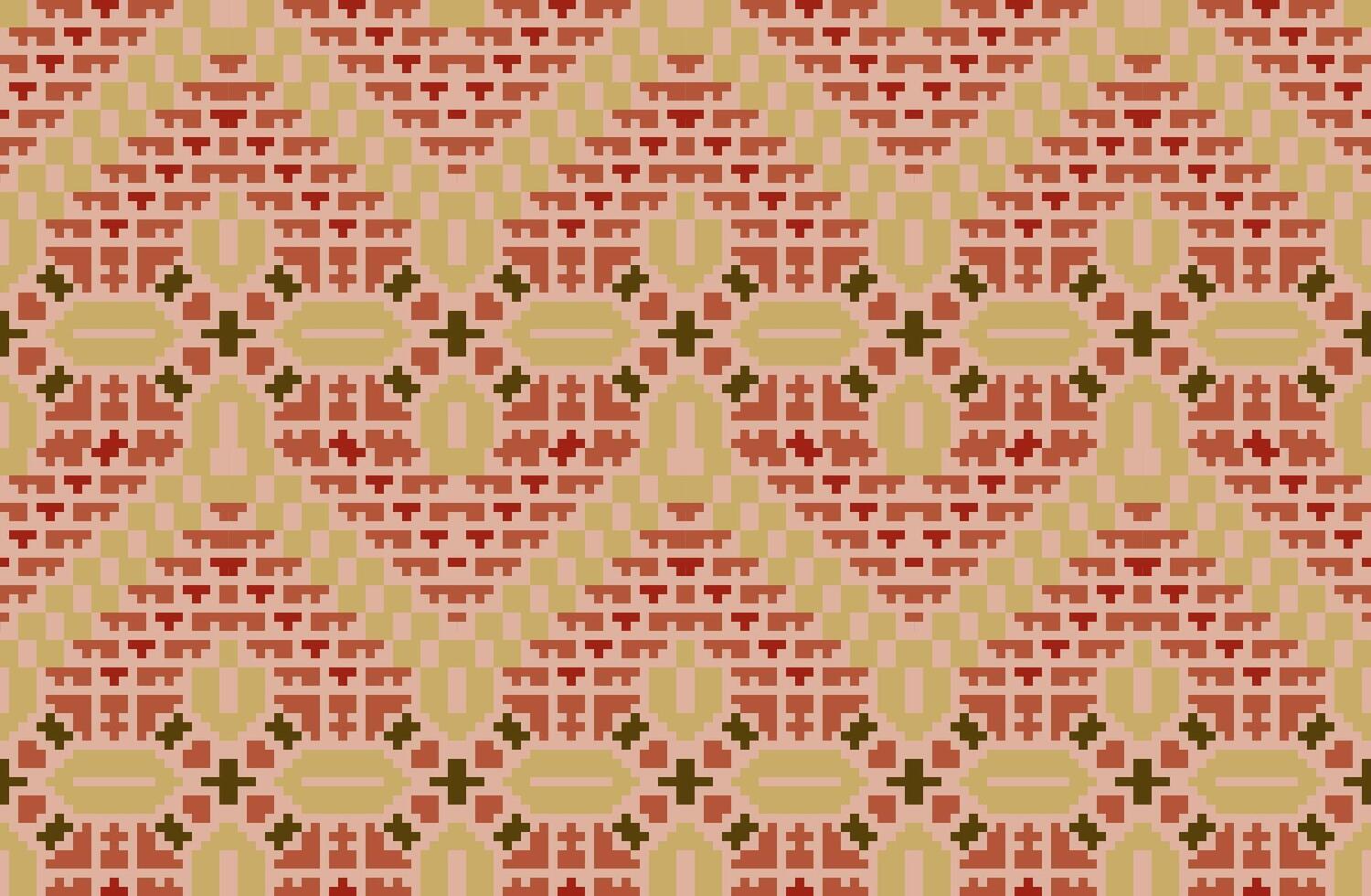 Traditional Arabic Carpet Patternfolk Embroidery, Aztec Geometric Ornament Print. Design for Carpet, Wallpaper, Clothing, Wrapping, Fabric vector