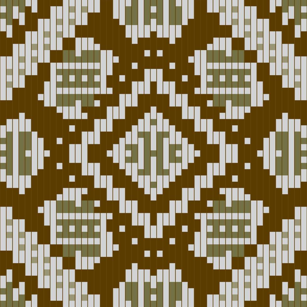 Native Ikat Pattern Sareefolk Embroidery, Aztec Geometric Ornament Print. Design for Carpet, Wallpaper, Clothing, Wrapping, Fabric vector