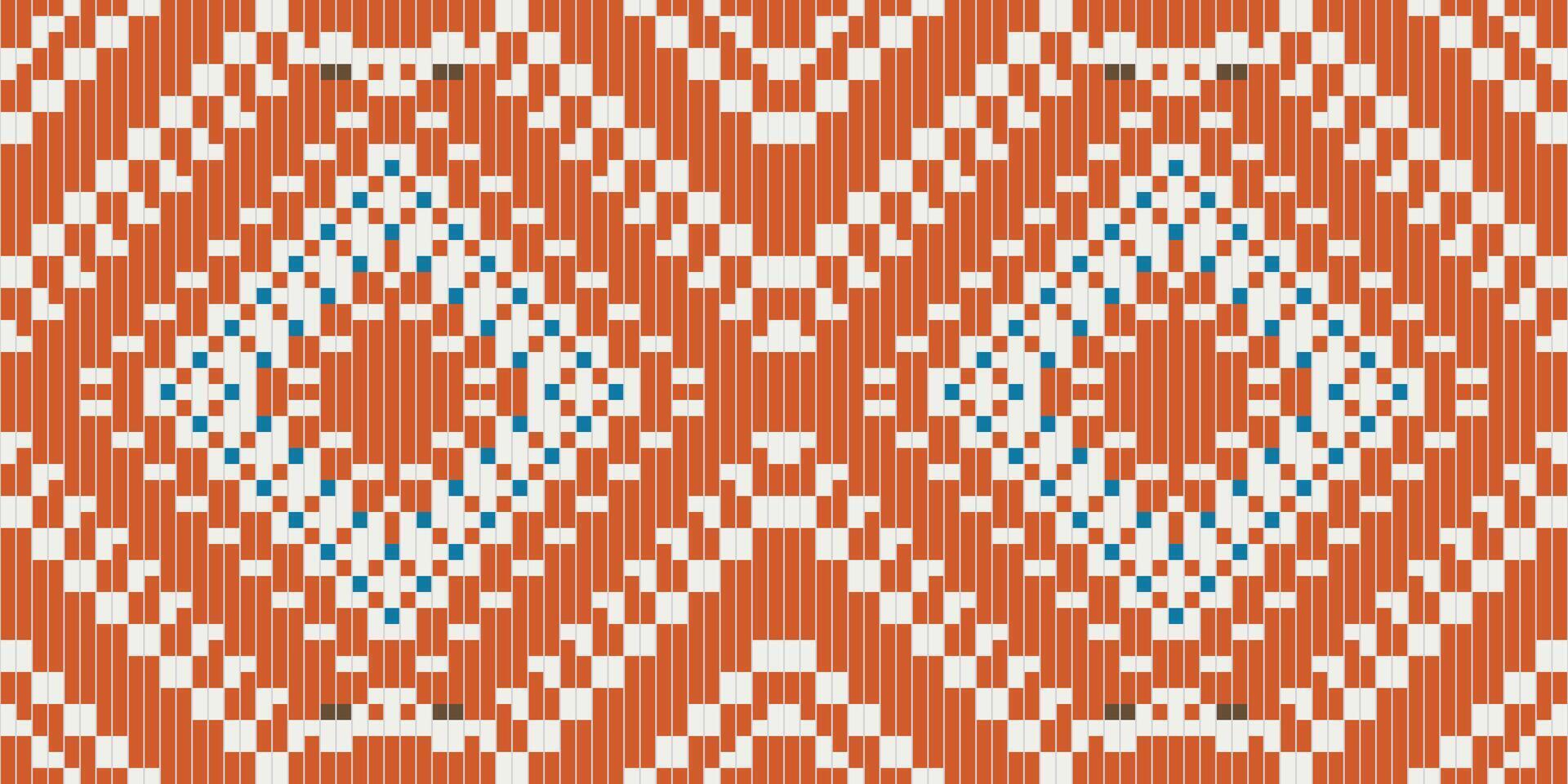 Background Ethnic Geometrical Pattern Designfolk Embroidery, Aztec Geometric Ornament Print. Design for Carpet, Wallpaper, Clothing, Wrapping, Fabric vector