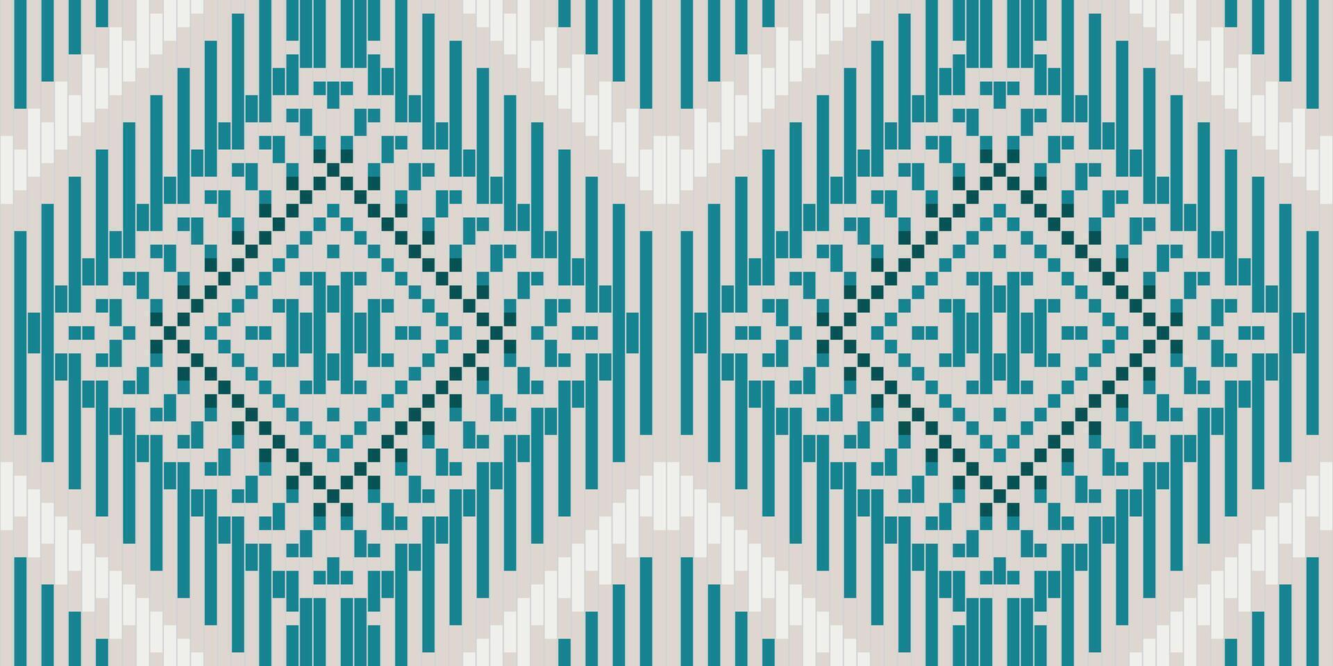 Carpet Geometric Ethnic Patternfolk Embroidery, Aztec Geometric Ornament Print. Design for Carpet, Wallpaper, Clothing, Wrapping, Fabric vector