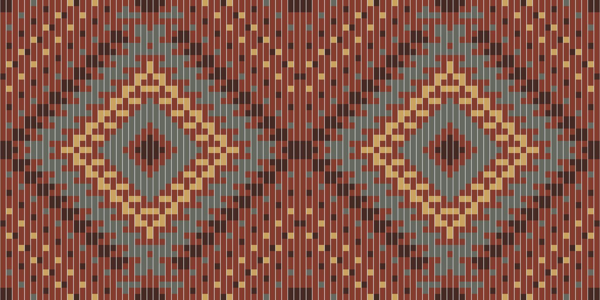Pakistan Ethnic Geometric Patternfolk Embroidery, Aztec Geometric Ornament Print. Design for Carpet, Wallpaper, Clothing, Wrapping, Fabric vector