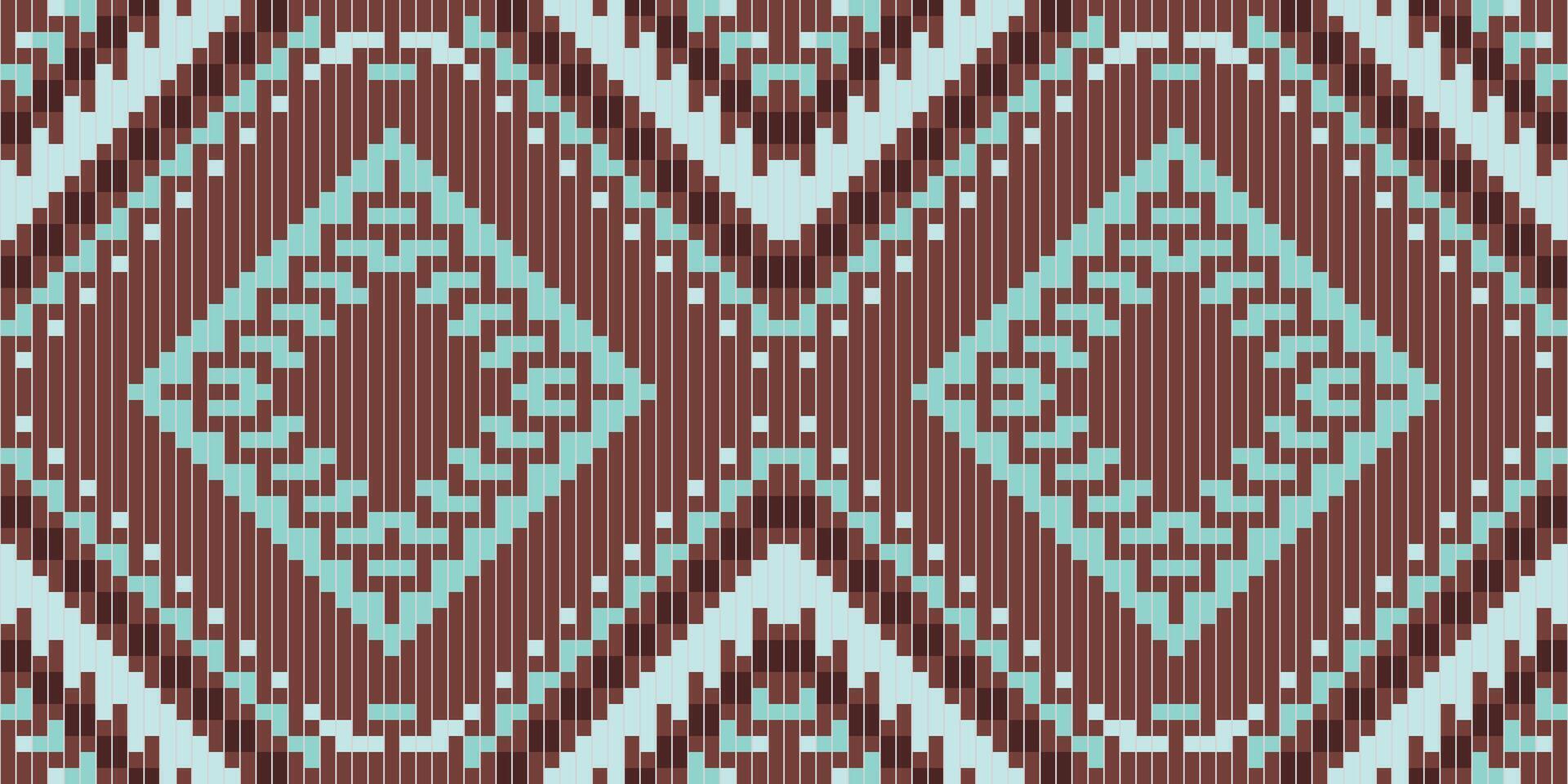 Carpet Tribal Ethnic Patternfolk Embroidery, Aztec Geometric Ornament Print. Design for Carpet, Wallpaper, Clothing, Wrapping, Fabric vector