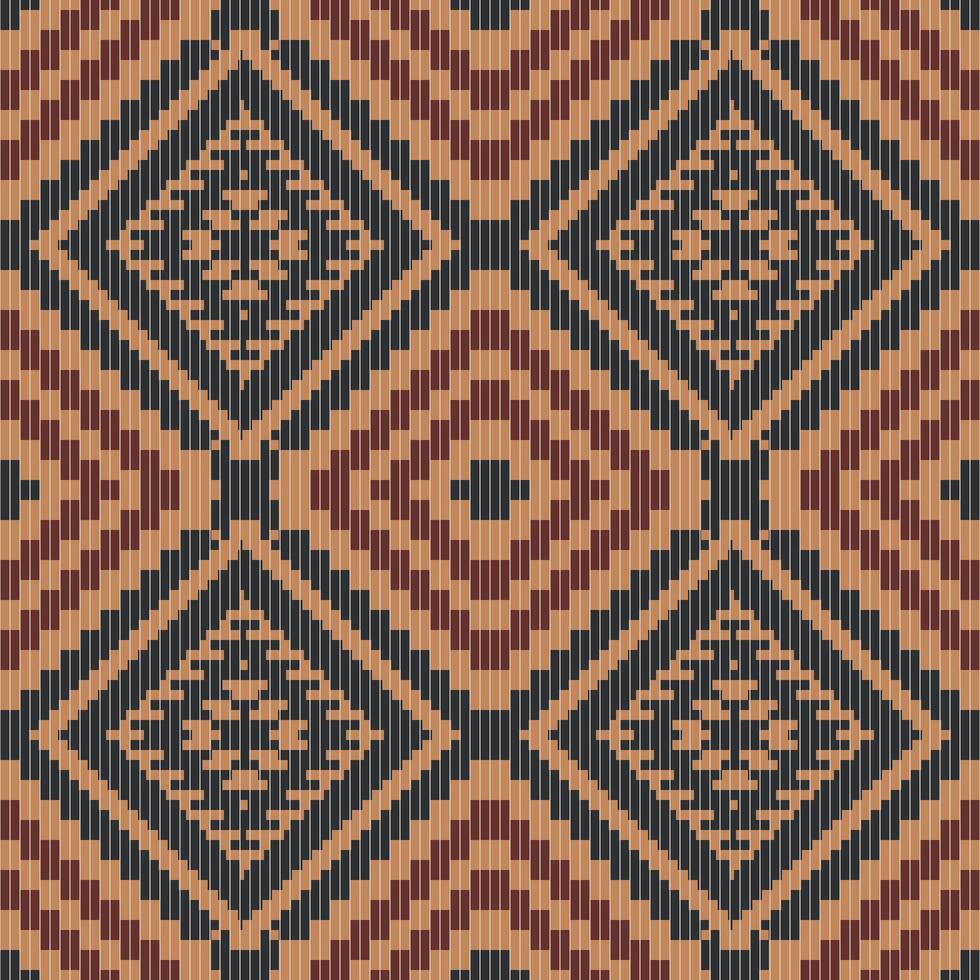 Stitch Korea Traditional Patternfolk Embroidery, Aztec Geometric Ornament Print. Design for Carpet, Wallpaper, Clothing, Wrapping, Fabric vector