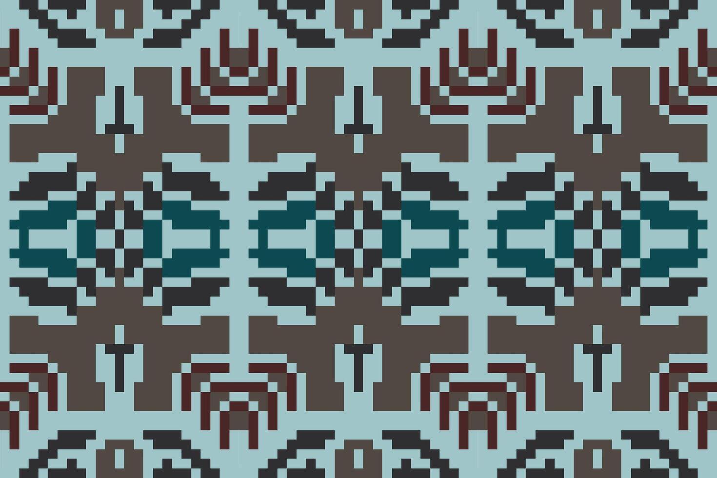 Ornament Korea Traditional Patternfolk Embroidery, Aztec Geometric Ornament Print. Design for Carpet, Wallpaper, Clothing, Wrapping, Fabric vector