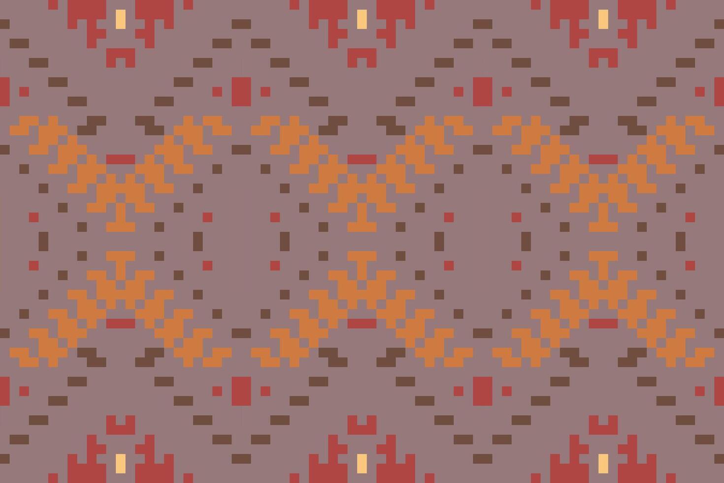 Embroidery Ethnic Pattern Shirtfolk Embroidery, Aztec Geometric Ornament Print. Design for Carpet, Wallpaper, Clothing, Wrapping, Fabric vector