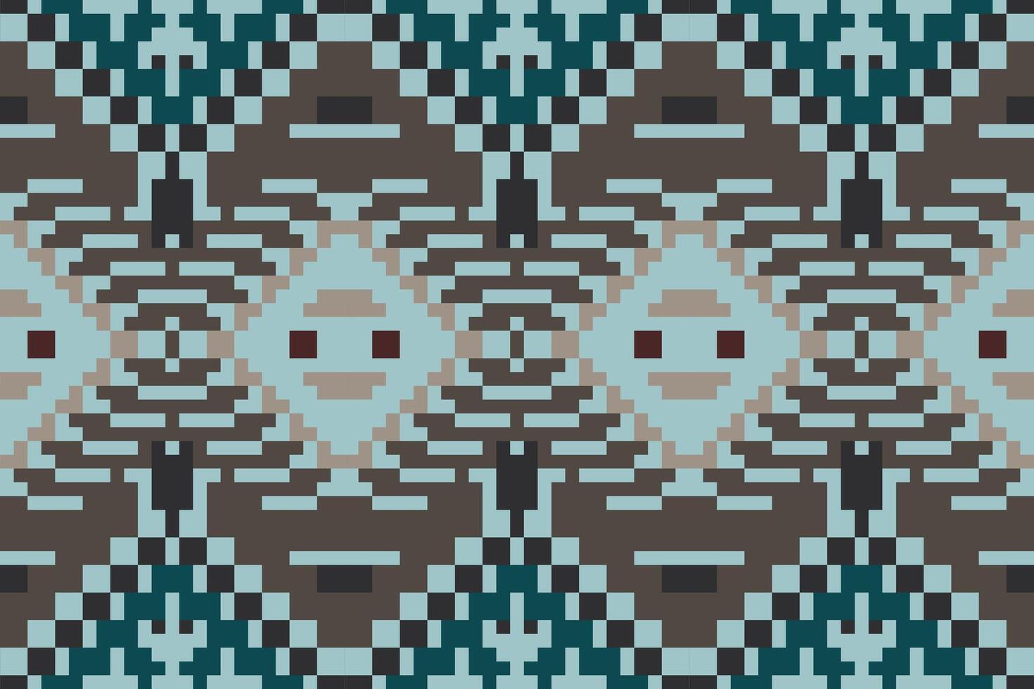 Scandinavian Ikat Weaving Patternfolk Embroidery, Aztec Geometric Ornament Print. Design for Carpet, Wallpaper, Clothing, Wrapping, Fabric vector
