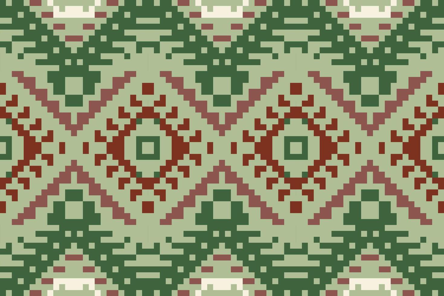 Tribal Geometric Pattern Wallpaperfolk Embroidery, Aztec Geometric Ornament Print. Design for Carpet, Wallpaper, Clothing, Wrapping, Fabric vector