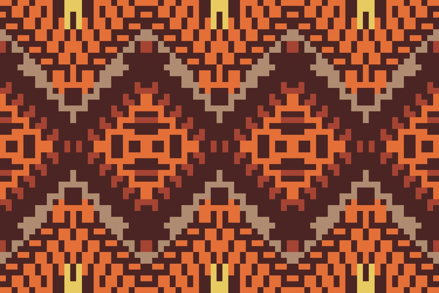 Abstract Arabic Pattern Backgroundfolk Embroidery, Aztec Geometric Ornament Print. Design for Carpet, Wallpaper, Clothing, Wrapping, Fabric vector