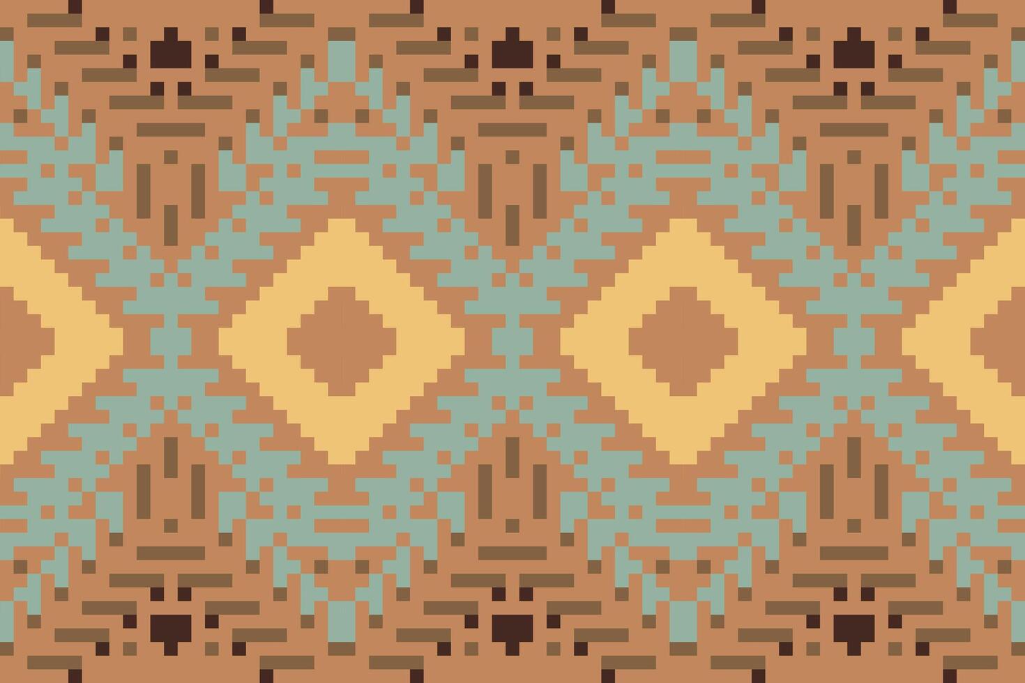 Oriental Geometrical Patternfolk Embroidery, Aztec Geometric Ornament Print. Design for Carpet, Wallpaper, Clothing, Wrapping, Fabric vector