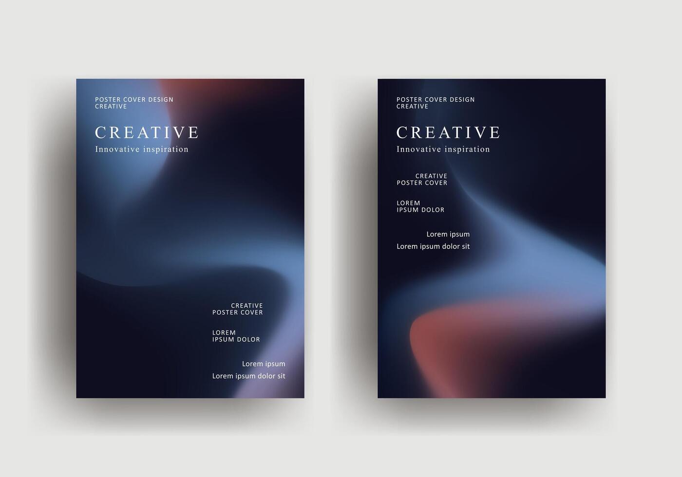 abstract gradient background template vector
