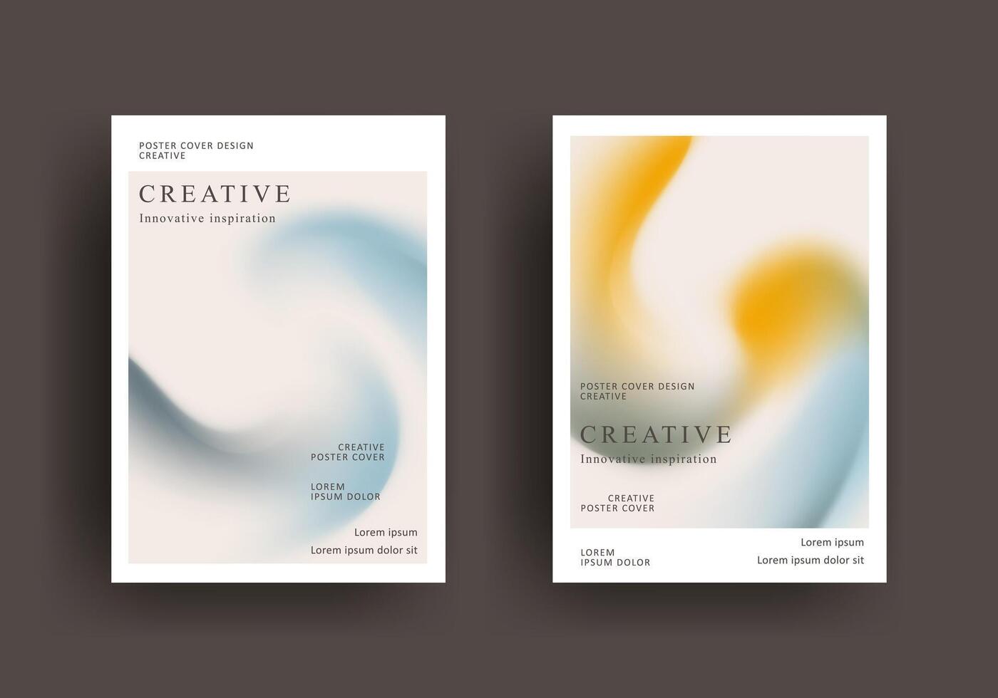 poster, brochure background template. creative gradient design vector
