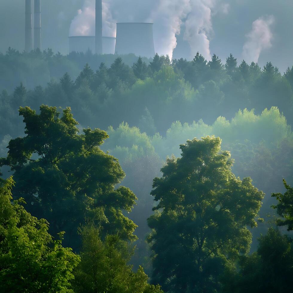A forest of trees photo