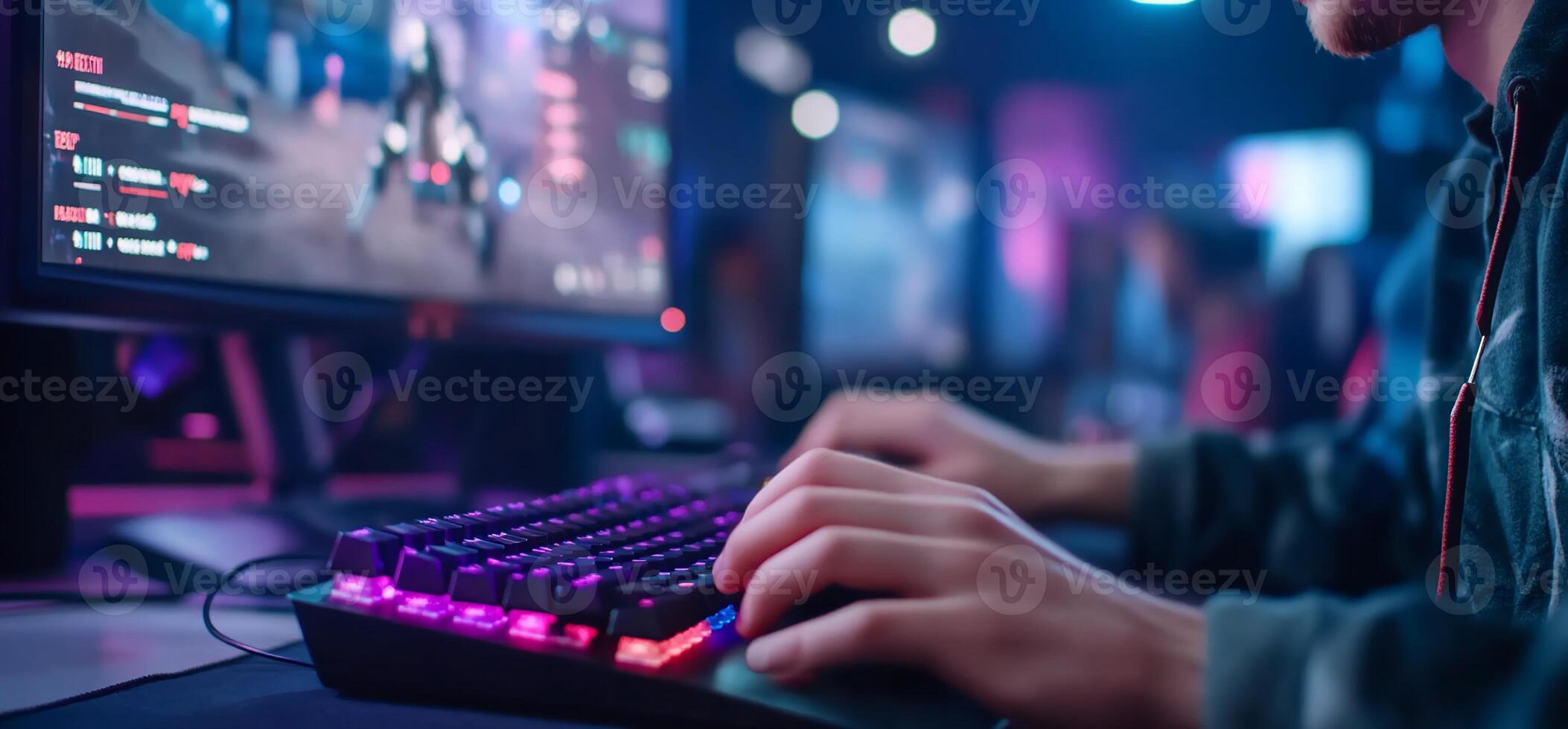 Gamer Playing Game photo
