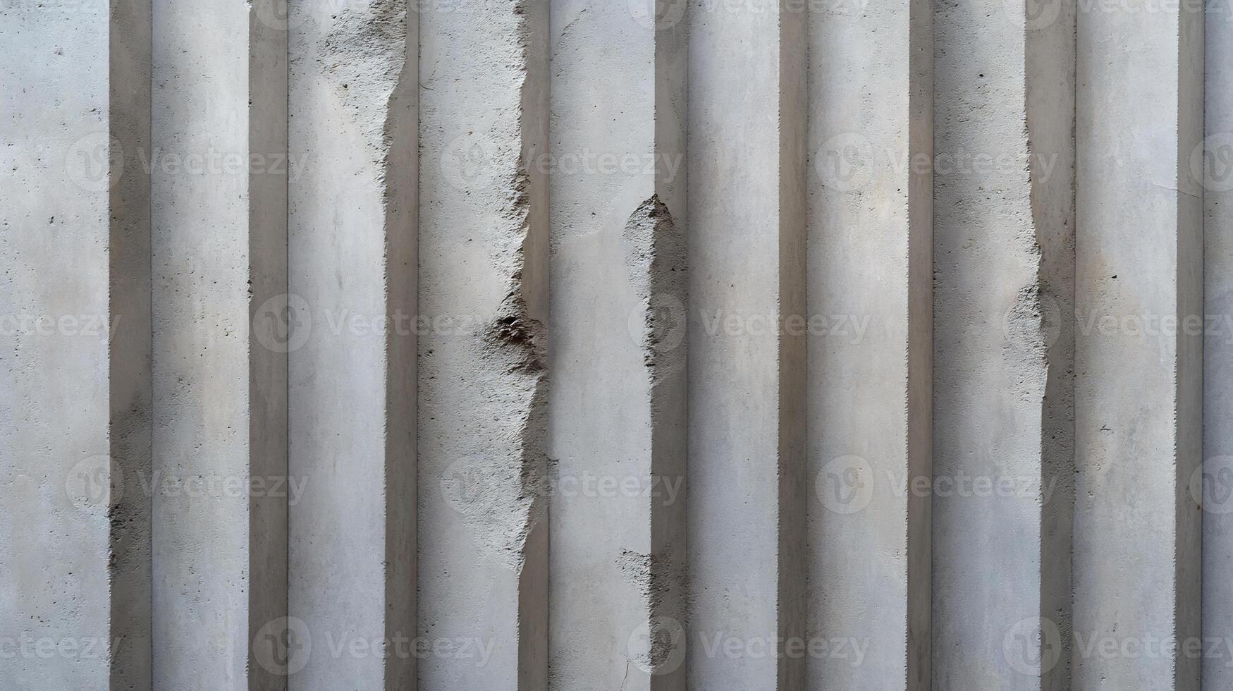 Stone wall with vertical grooves. Possible use Architecture background photo