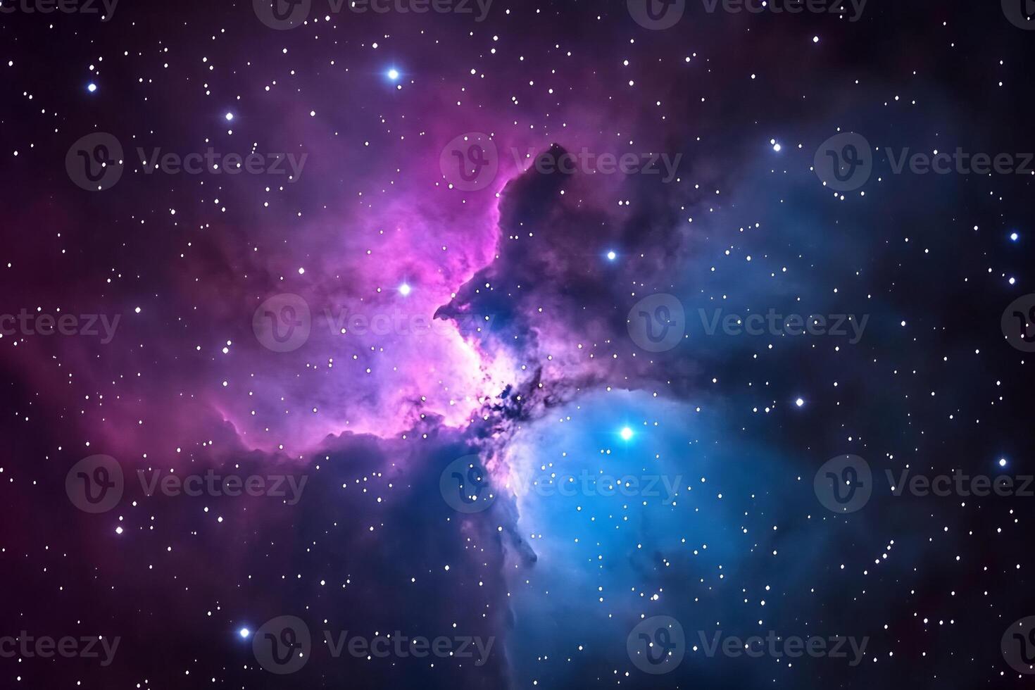Nebula space cosmic clouds galaxy stars photo