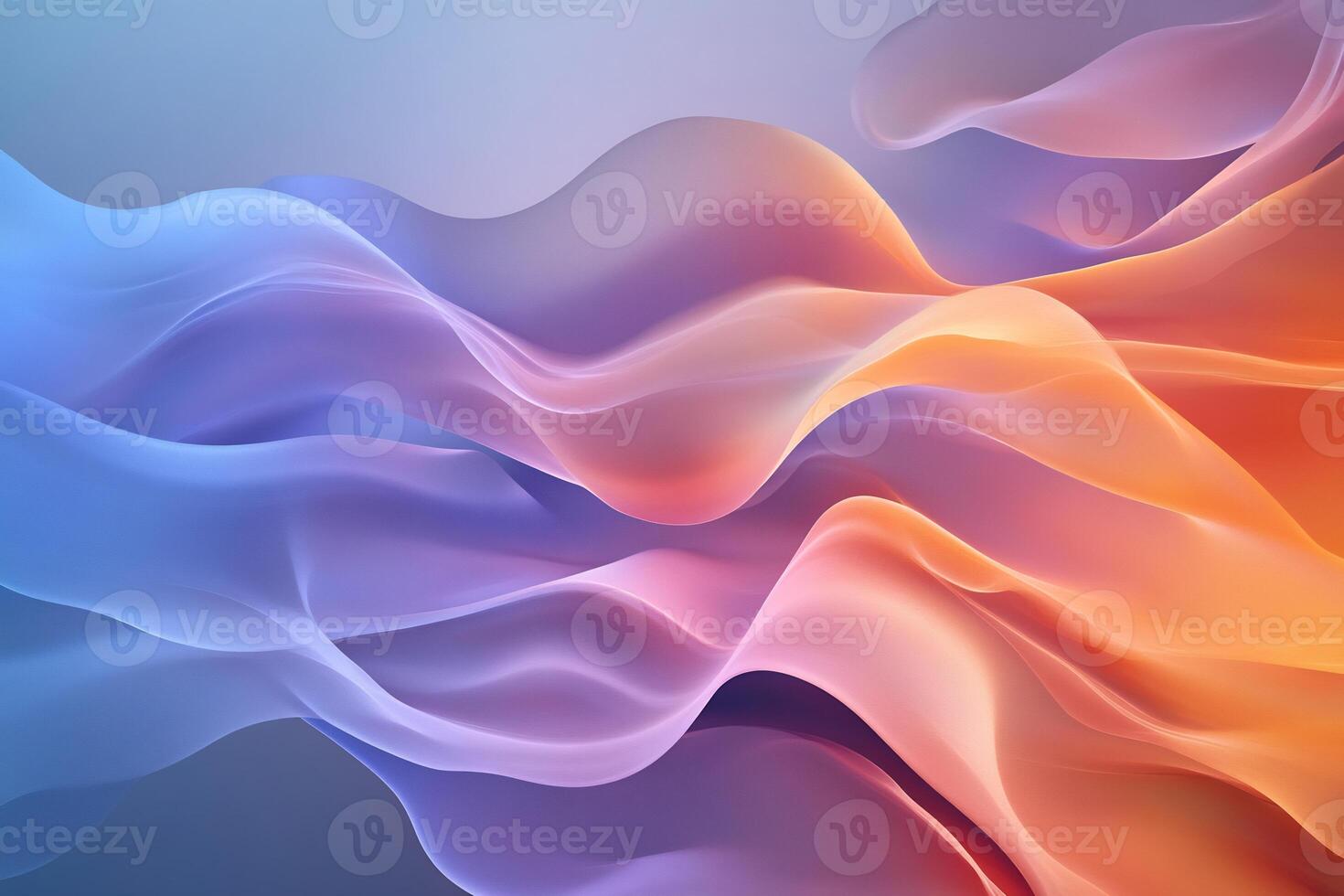 Abstract flowing fabric, vibrant color gradients, smooth textures, digital art, background photo