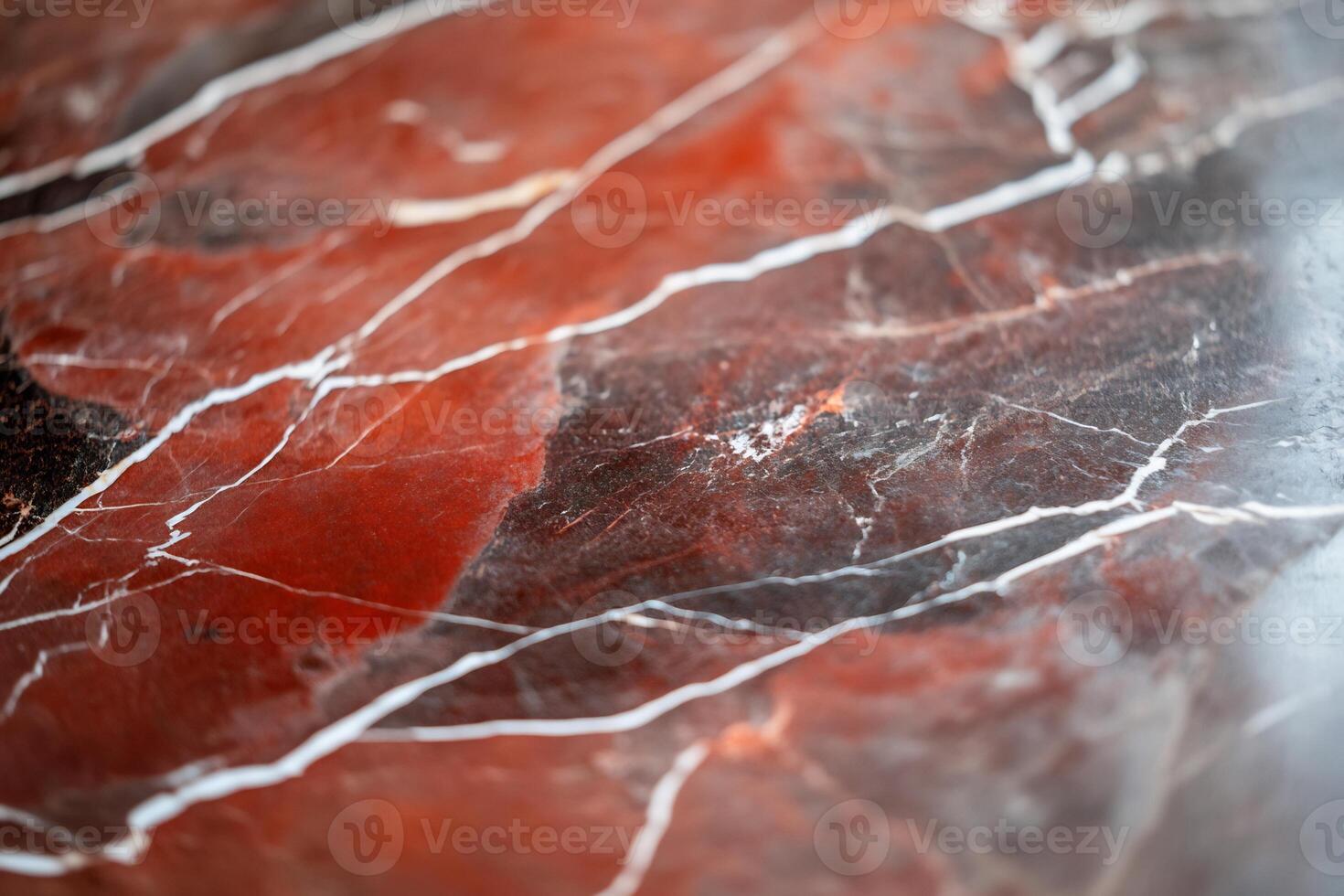 Red marble surface texture close-up photo