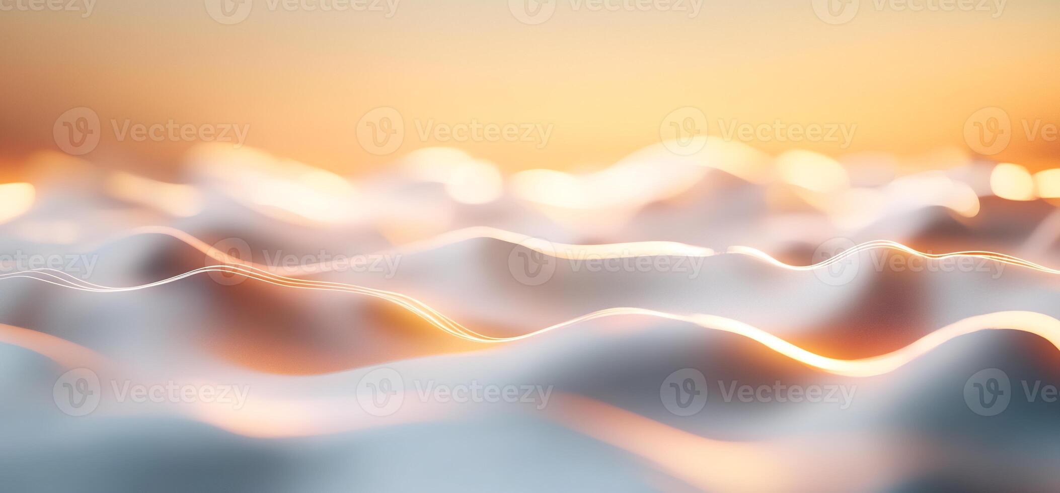 Abstract 3D Waves of Light photo