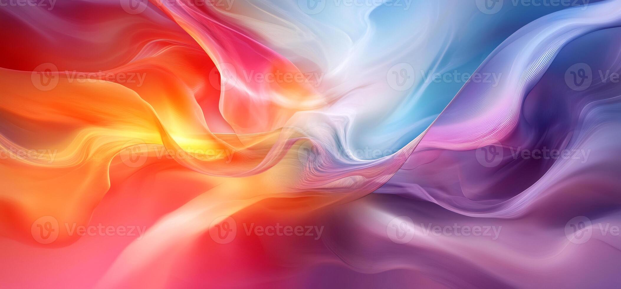 Abstract flowing colors, dynamic blend photo