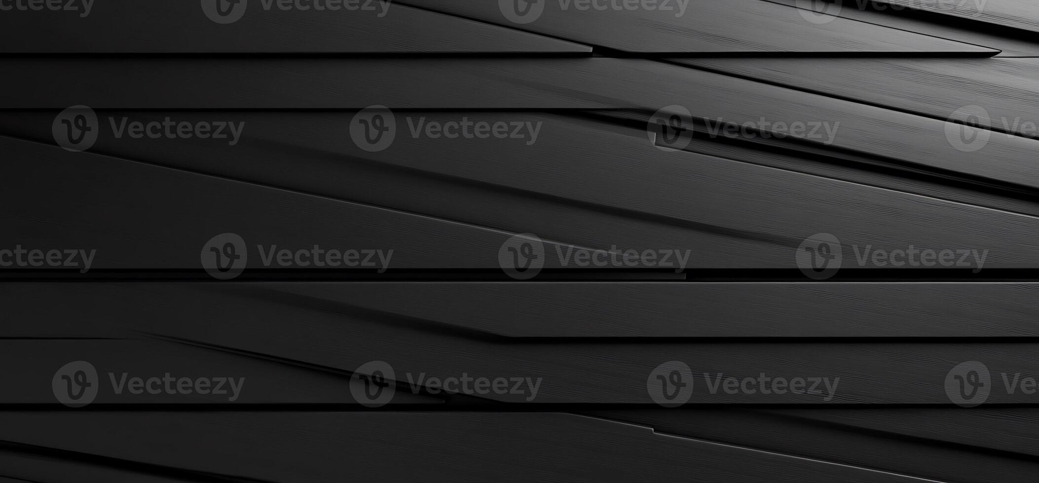 Abstract black geometric background with layered, diagonal lines and shadows. photo