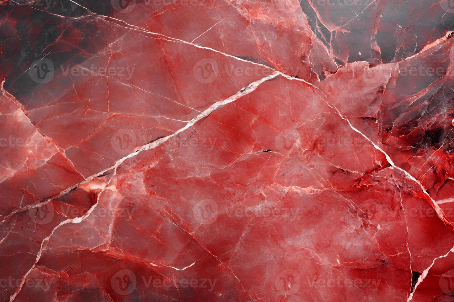 Red marble texture with white veins. photo