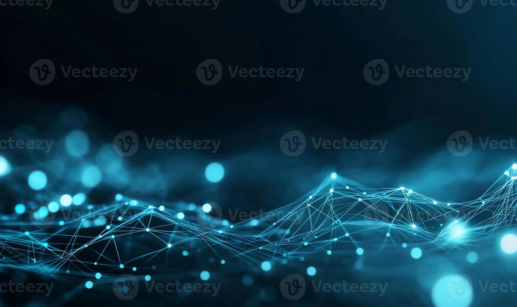 Abstract digital network connection. photo