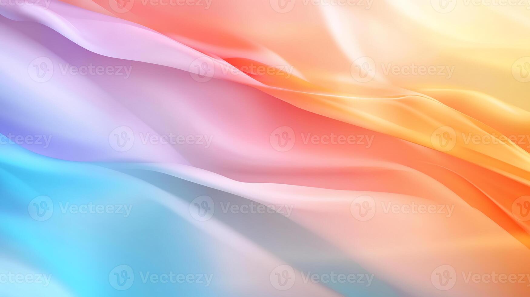 Abstract colorful flowing wave background. photo
