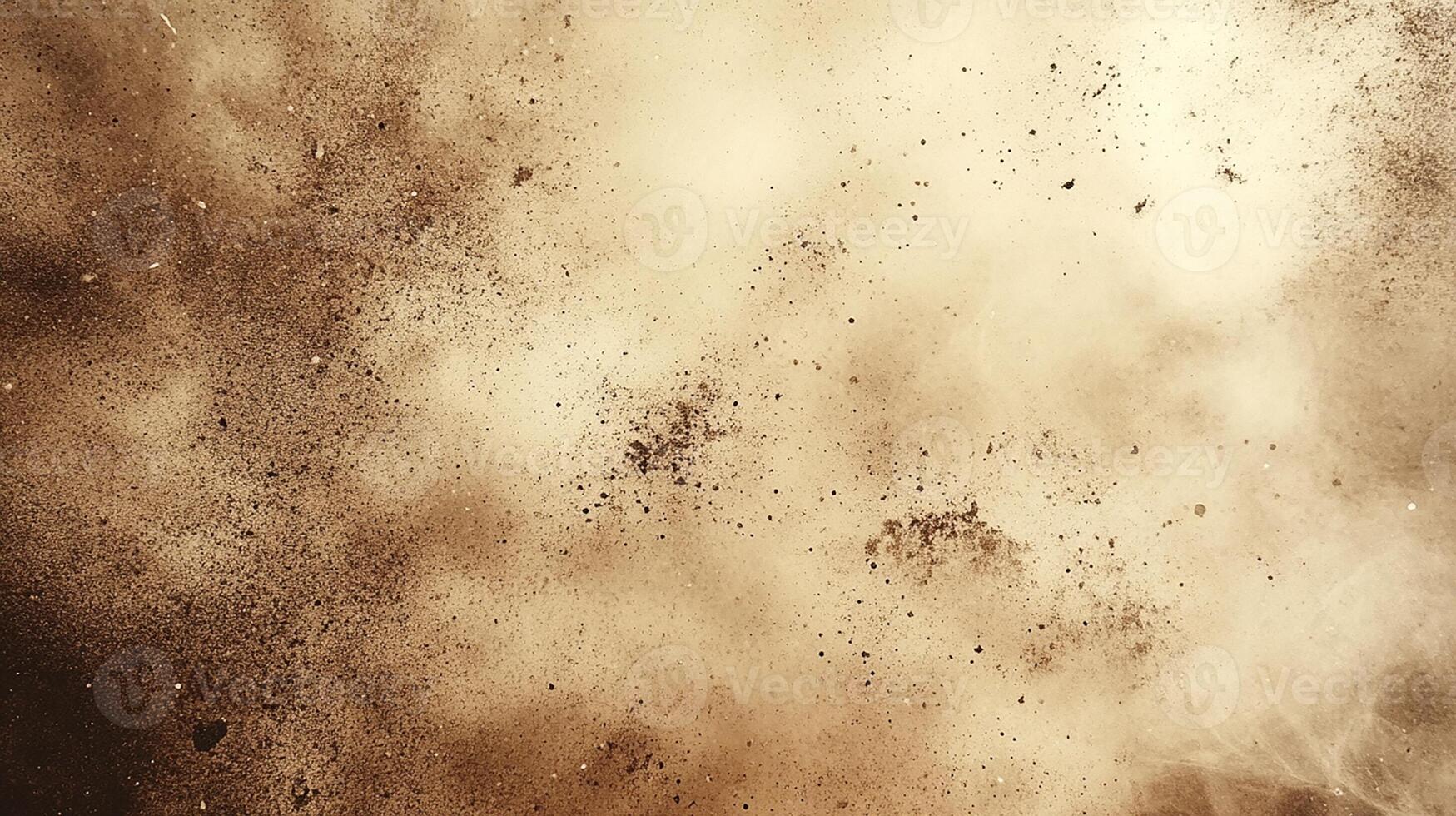 Dust and Smoke Explosion Background with Abstract Brown Texture photo