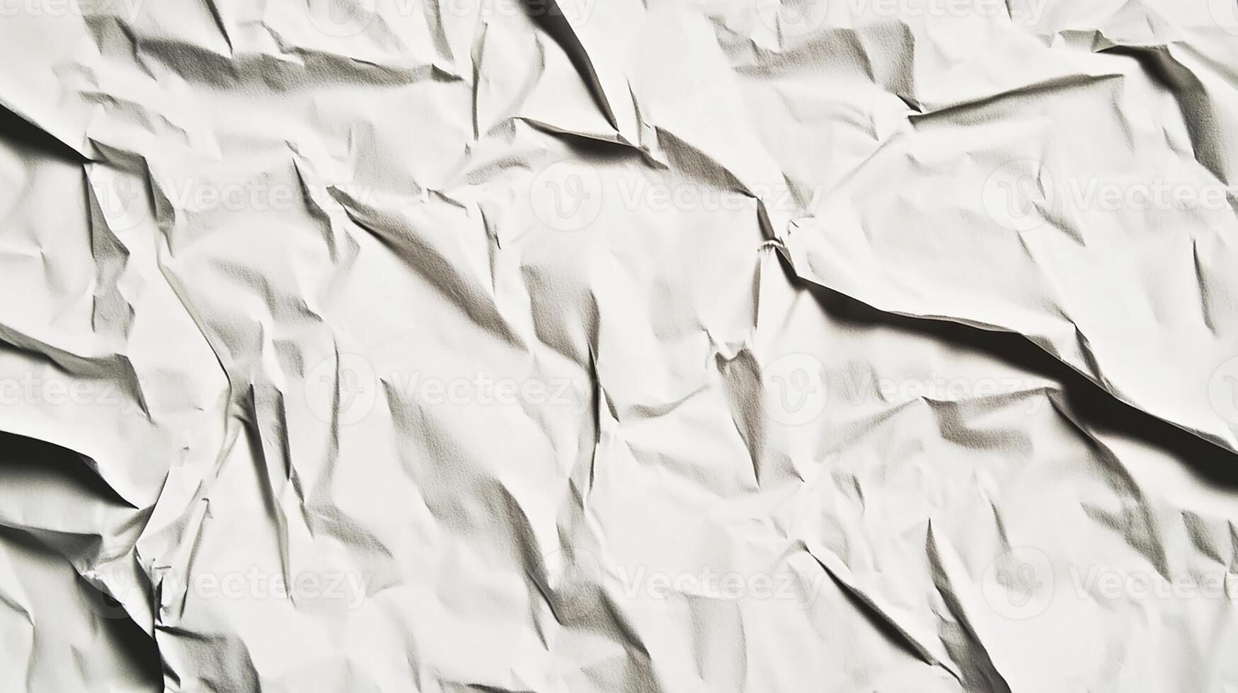 Crumpled White Paper Texture Background in High Resolution photo