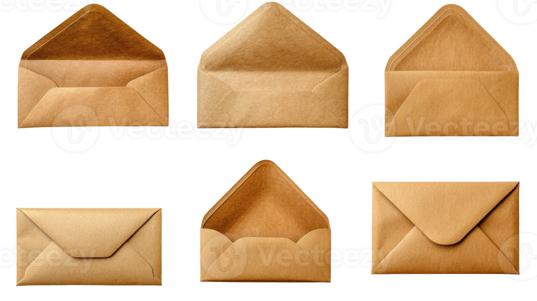 Envelope collection display studio product minimalist png