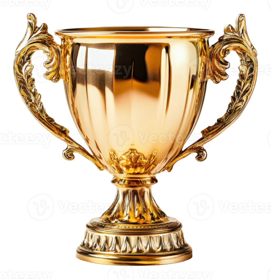 Golden trophy award ceremony event hall elegant design png