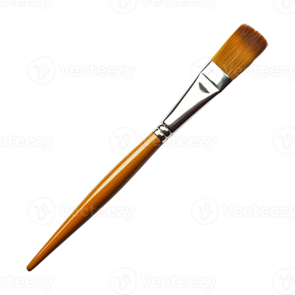 big paint brush on a transparent background png