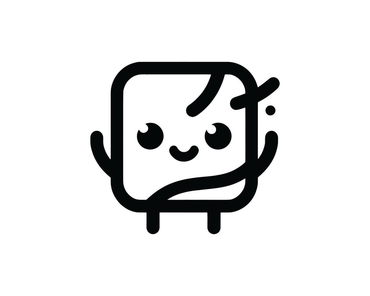 A cartoon character holding a piece of toast vector