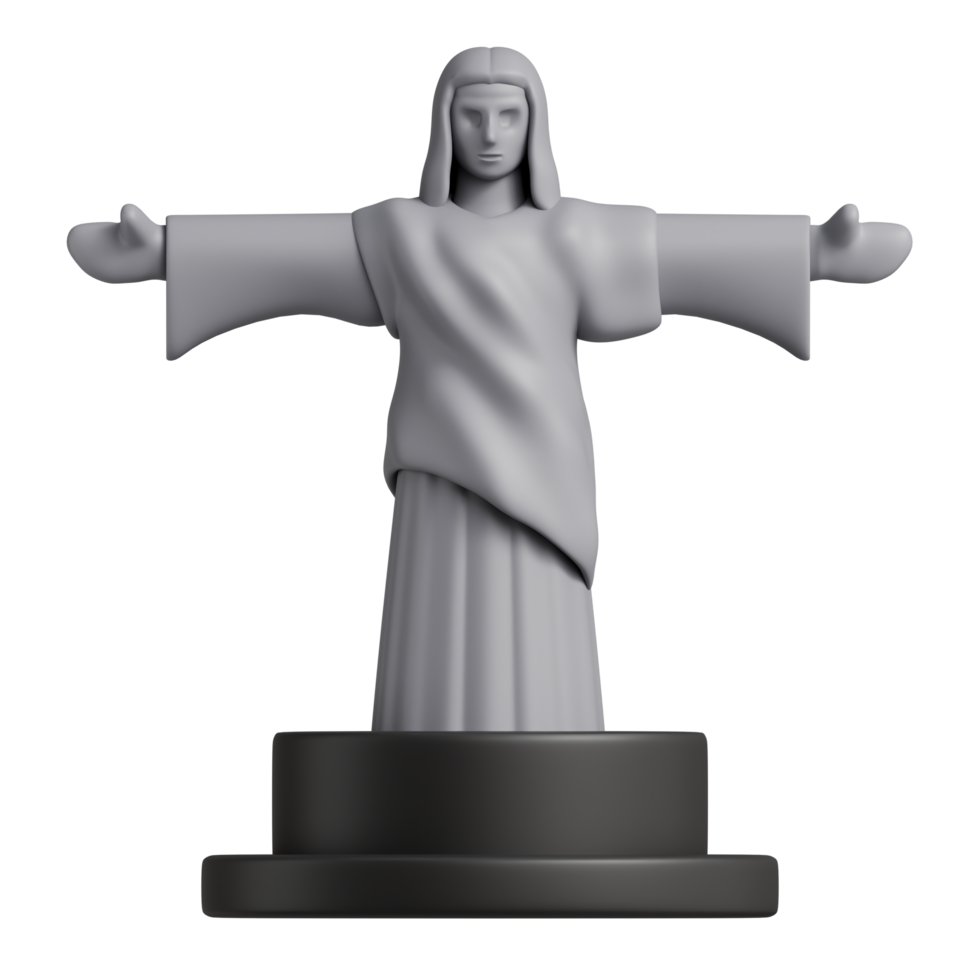 Christ Redeemer 3D Icon png